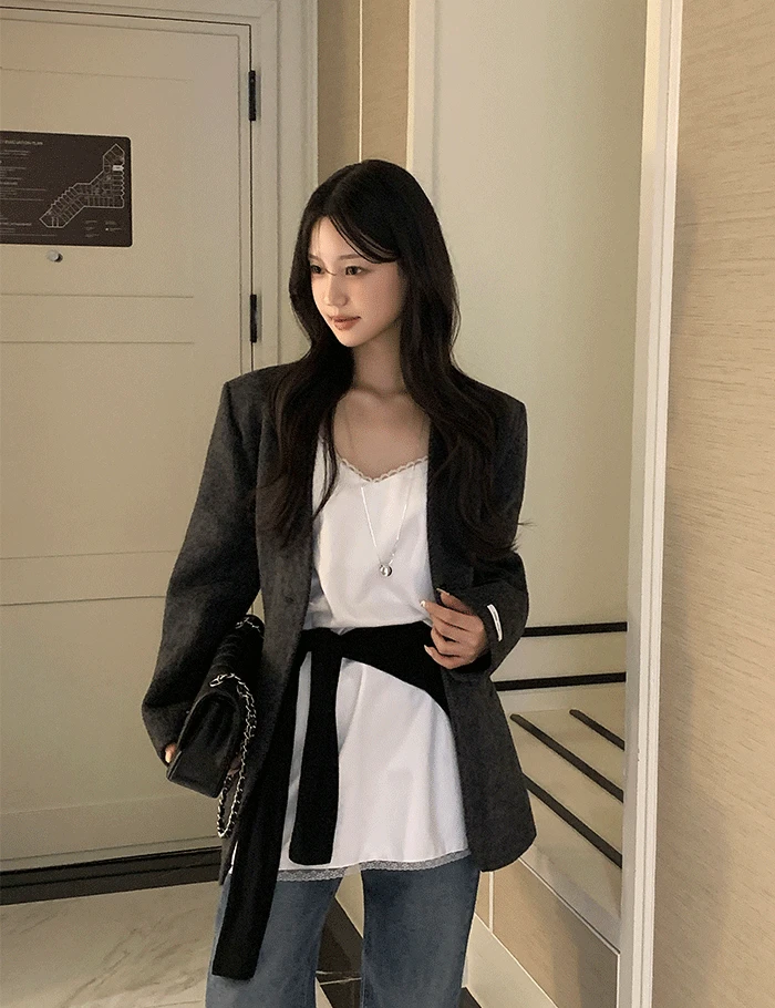 에프 레이어드 원피스 (2color)