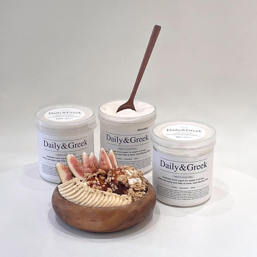 데일리앤그릭 수제 꾸덕한 그릭 요거트 대용량 500g