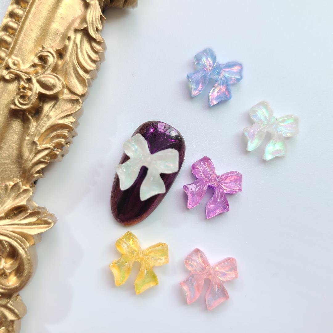 오로라 젤네일파츠 긴 리본