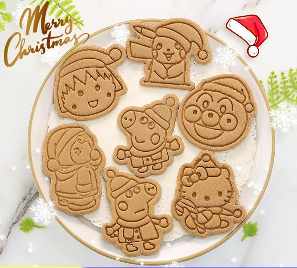 만화모음 크리스마스버전 쿠키틀 쿠키커터 / 귀여운 애니메이션 Christmas 비스킷 금형