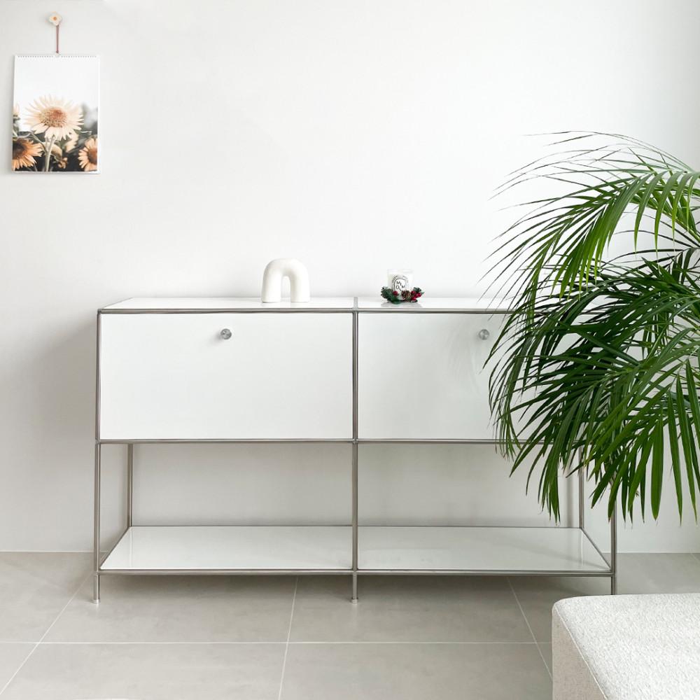 [rico700] DOOR - 2X2 리코 모듈가구 거실장 도어형수납장