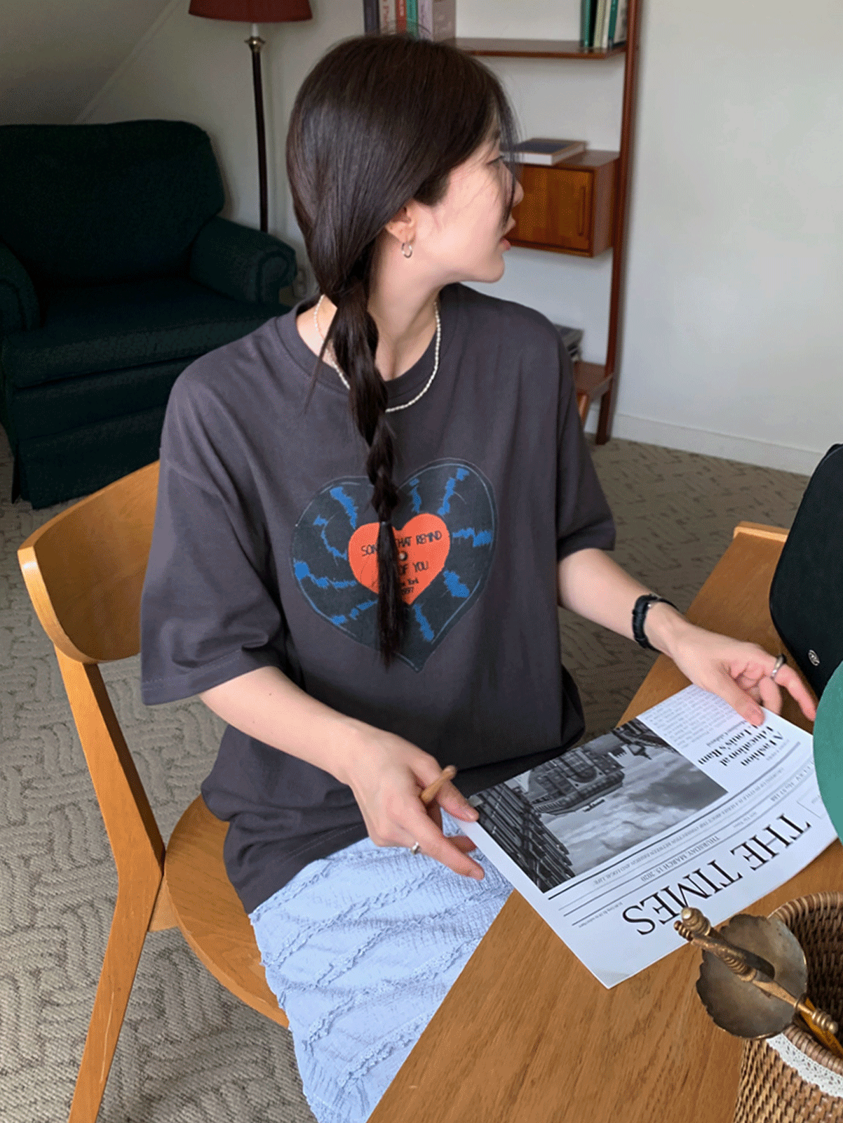 record printing t-shirt (3color) 주문폭주!