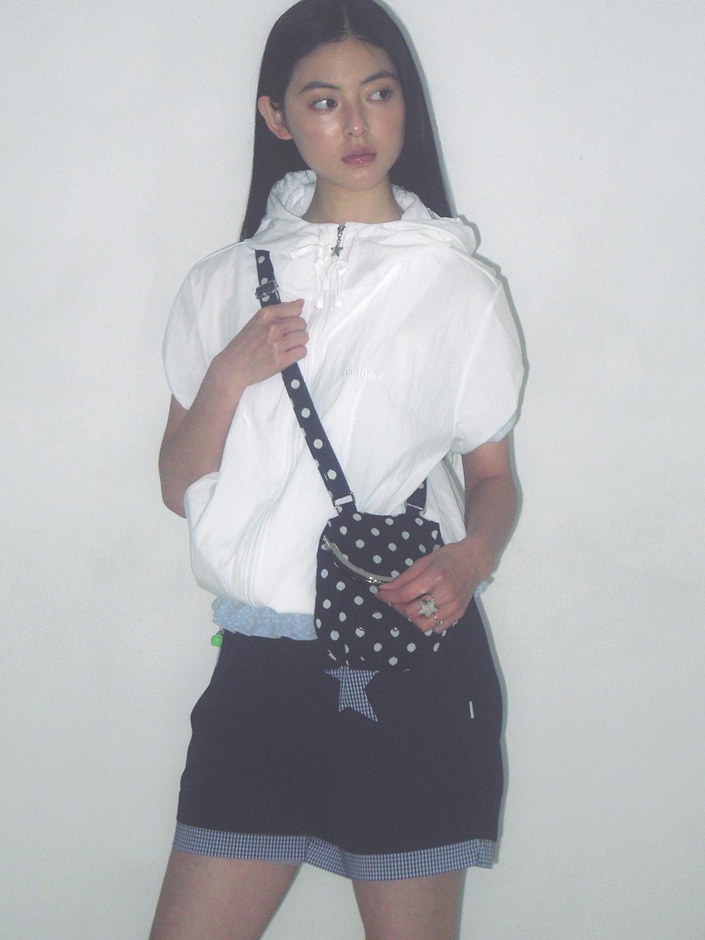 Puffed Rain Jacket White
