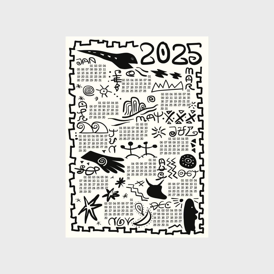 2025 CALENDAR (The year of the Snake) _ A3 캘린더/달력
