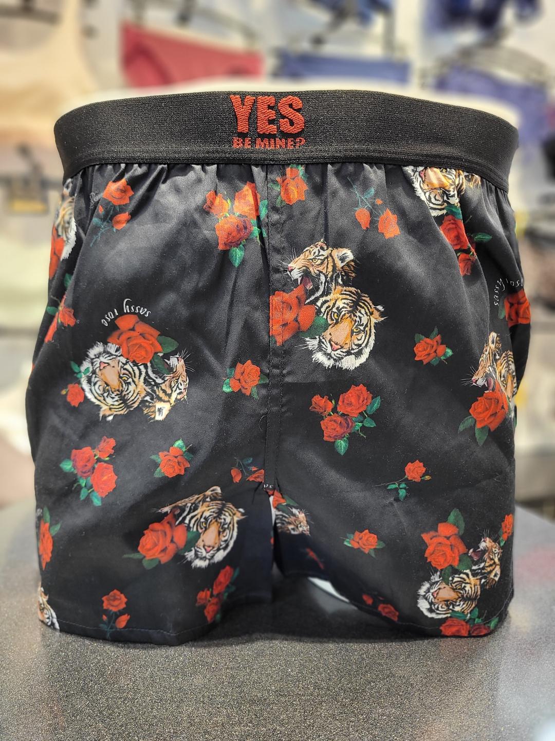예스 장미&호랑이프린트 무소변구 남성트렁크 YSMTYB09