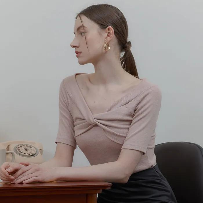 CONSTANCE : 콩스탄체 숏슬리브 (3color)