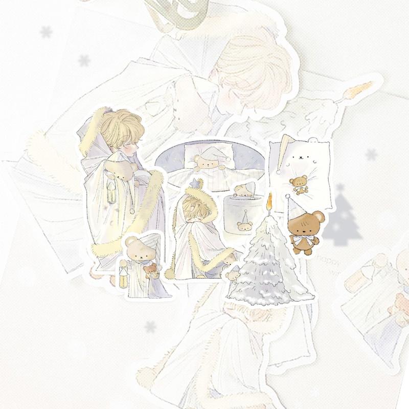 해피윈터조각스티커팩