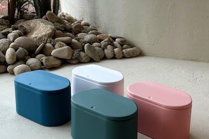 1+1 원터치 무드 미니 휴지통 쓰레기통 2.5L(4colors)