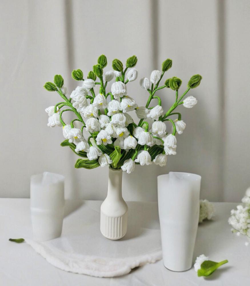 [모루DIY] 은방울꽃만들기 모루꽃다발 취미 선물 기념일 꽃