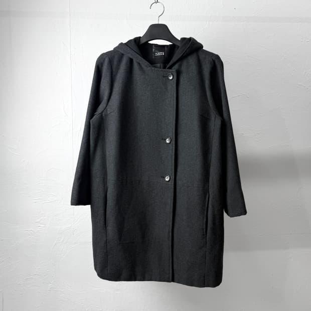 Hk Works London 오프셋 클로징 후드 코트 | 후루츠패밀리