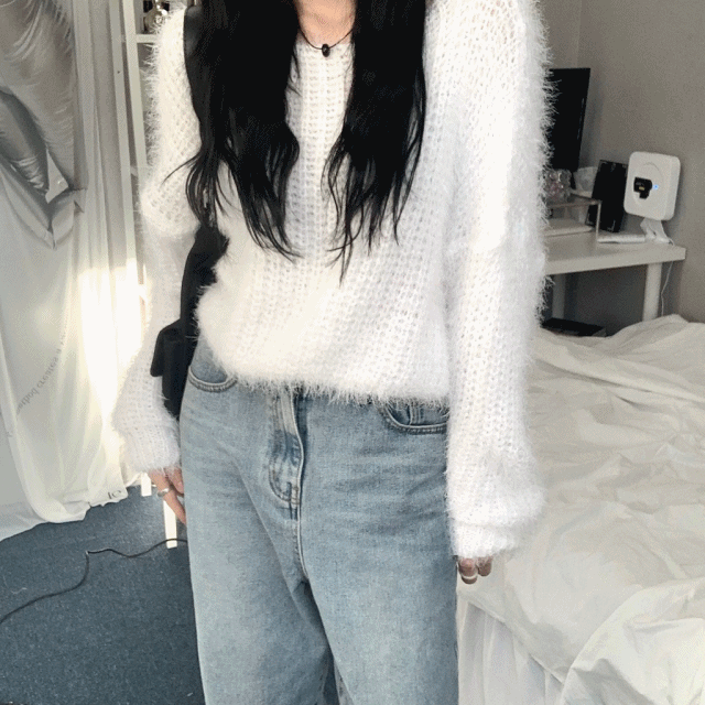2차 재입고✨ 루즈핏 앙고라 니트 (3color)
