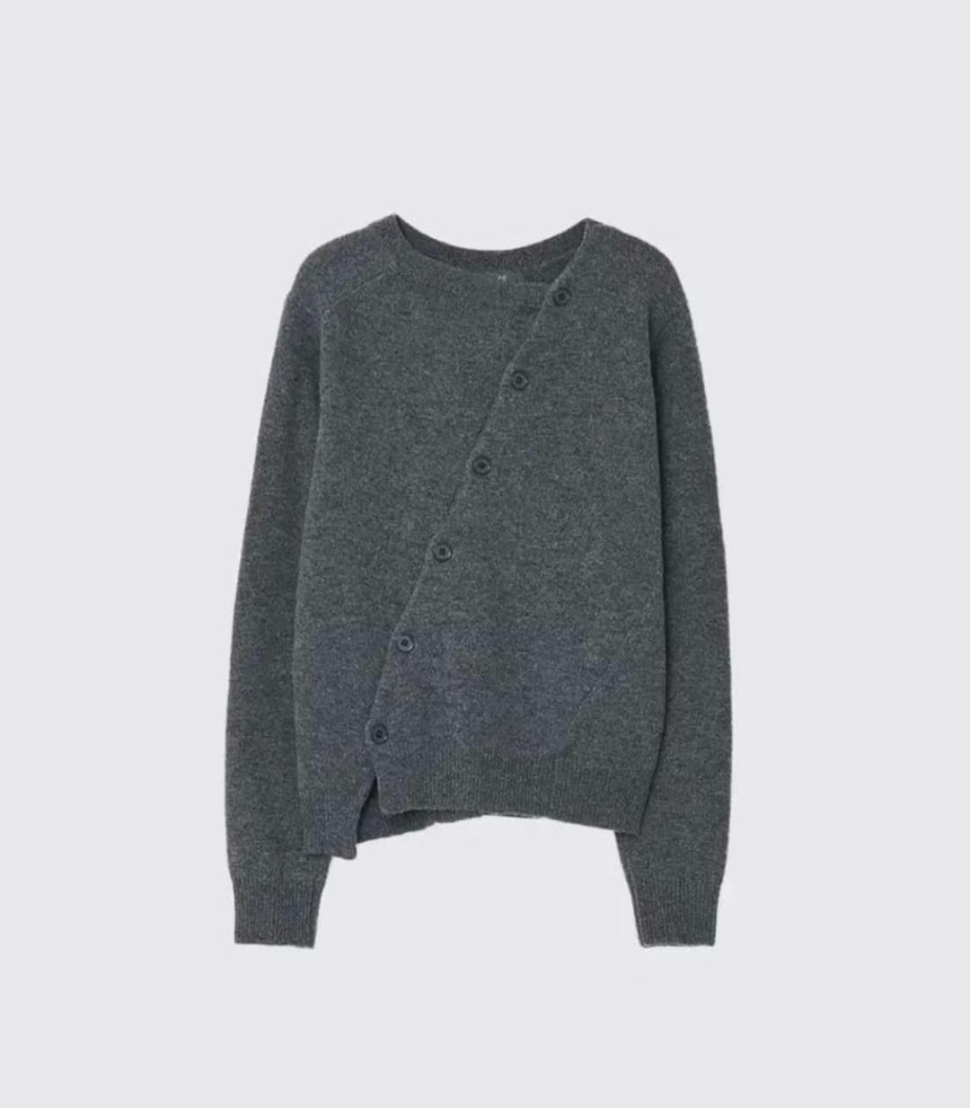 EE 2WAY CARDIGAN grey m사이즈 | 후루츠패밀리