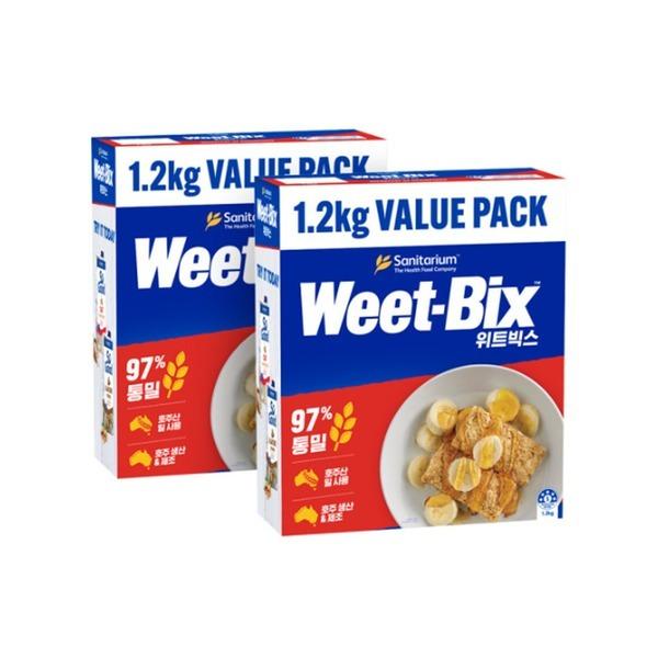WEETBIX 위트빅스 오리지널 시리얼 1.2kg 2개