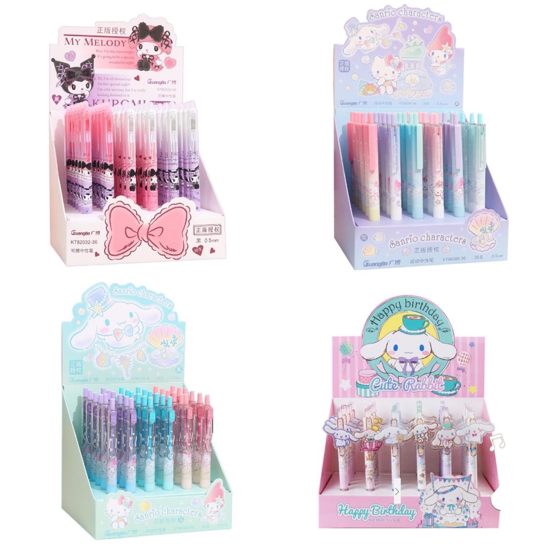 산리오 볼펜 모음 0.5mm  쿠로미 시나모롤 마이멜로디 귀여운 학용품 필기 문구류 선물