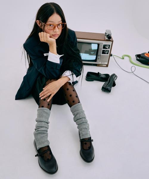 여성용 소가죽 메리제인 SF341B_BLACK