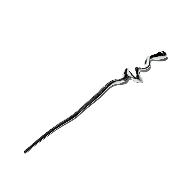 [주문폭주/배송지연] Silver geometry ornamental hairpin / 실버 기하학적 비녀