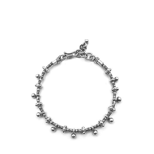 (made)KAREN HILL TRIBE silver Stamp Ball Beads Bracelet