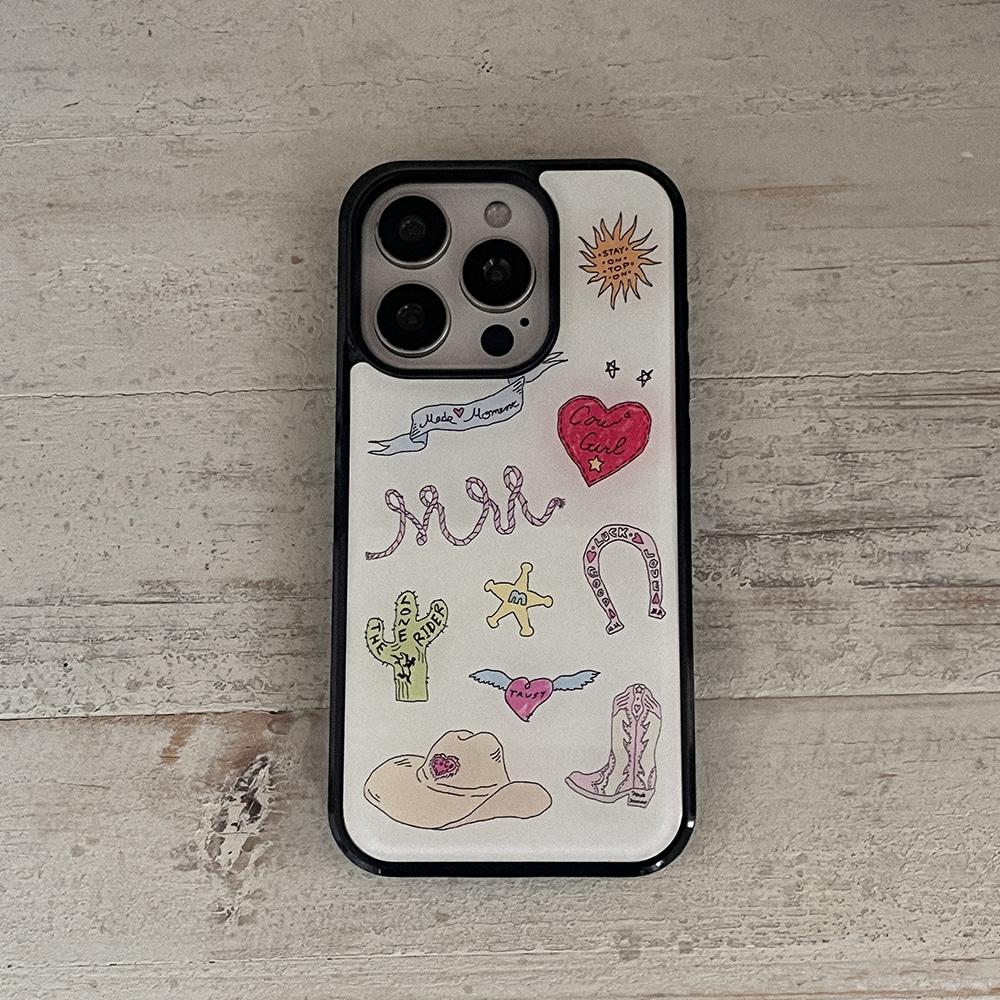 vintage western mood 디자인 [에폭시 범퍼케이스]