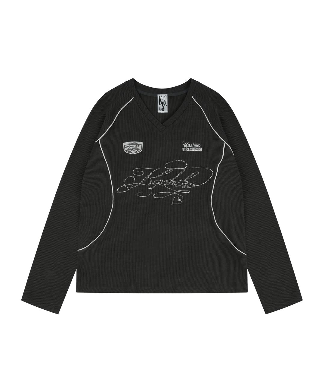 (9/29 Pre-Order) Waffle Rugby Tee Charcoal