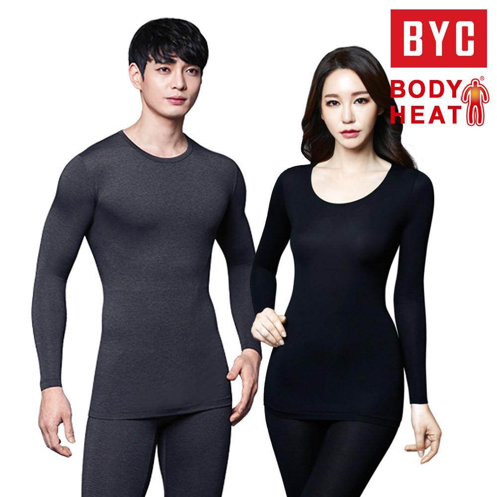 BYC 보디히트 여자 히트 텍 여성 발열 얇은 내의 상의 하의 겨울 커플텐셀 타이즈 히트택