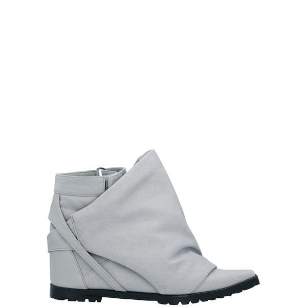 PADDED-COVERED WEDGE HEELS 01 ASH GRAY