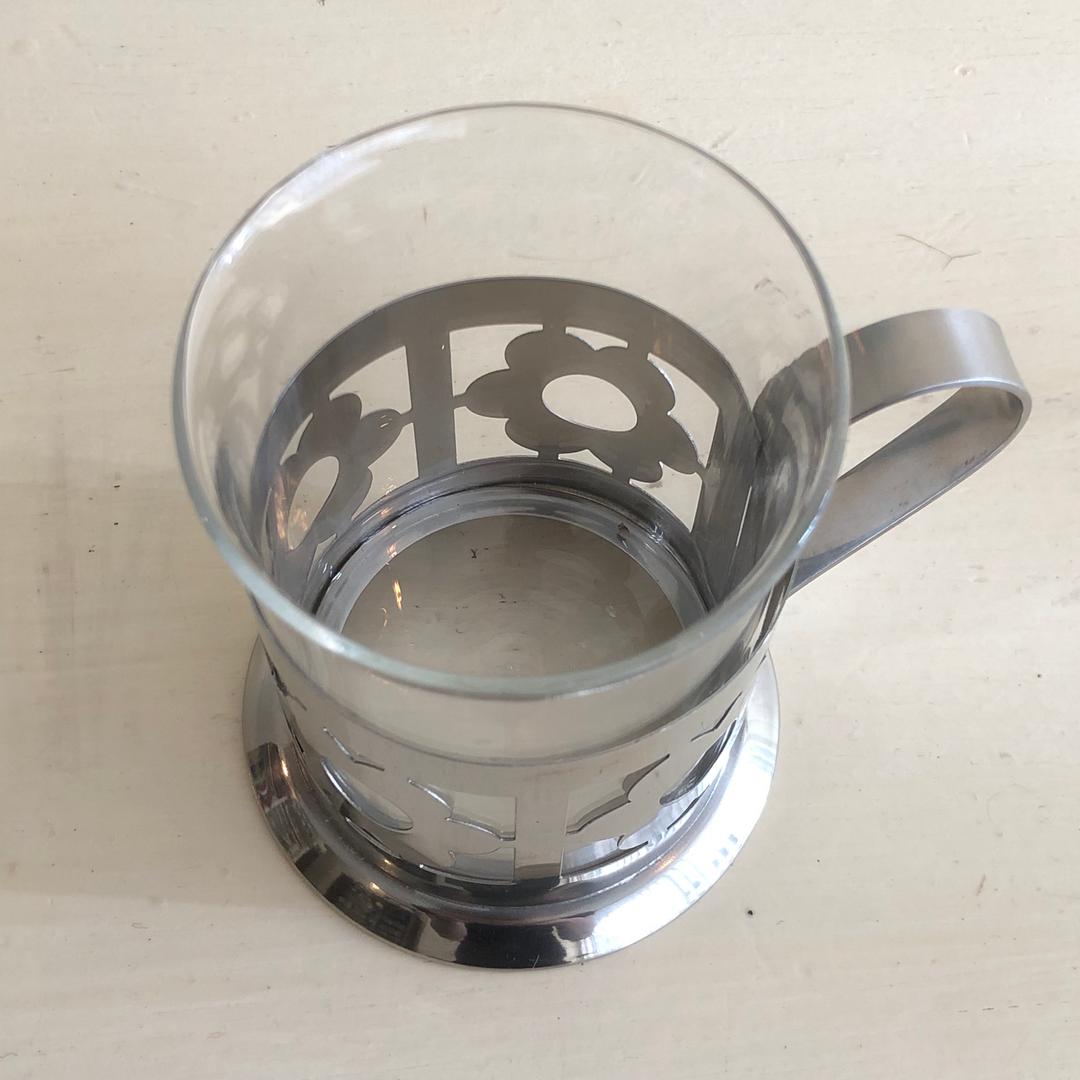 Flower Frame Glass Cup