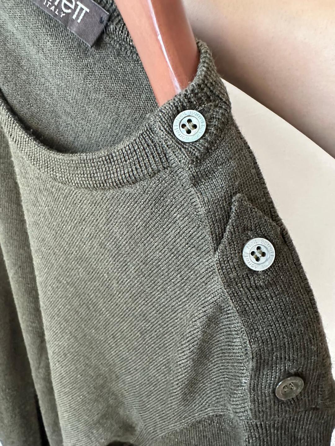 neil barrett khaki knit sweater | 후루츠패밀리