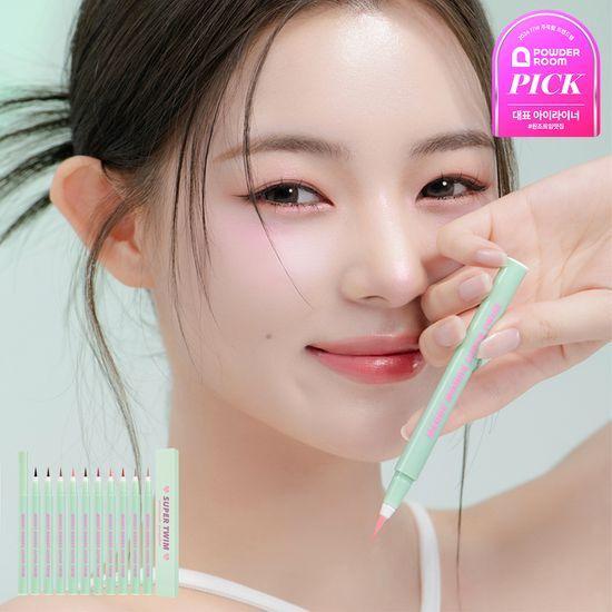 [NEW컬러/모카브라운]메리몽드 슈퍼트임 펜 아이라이너 10 COLORS