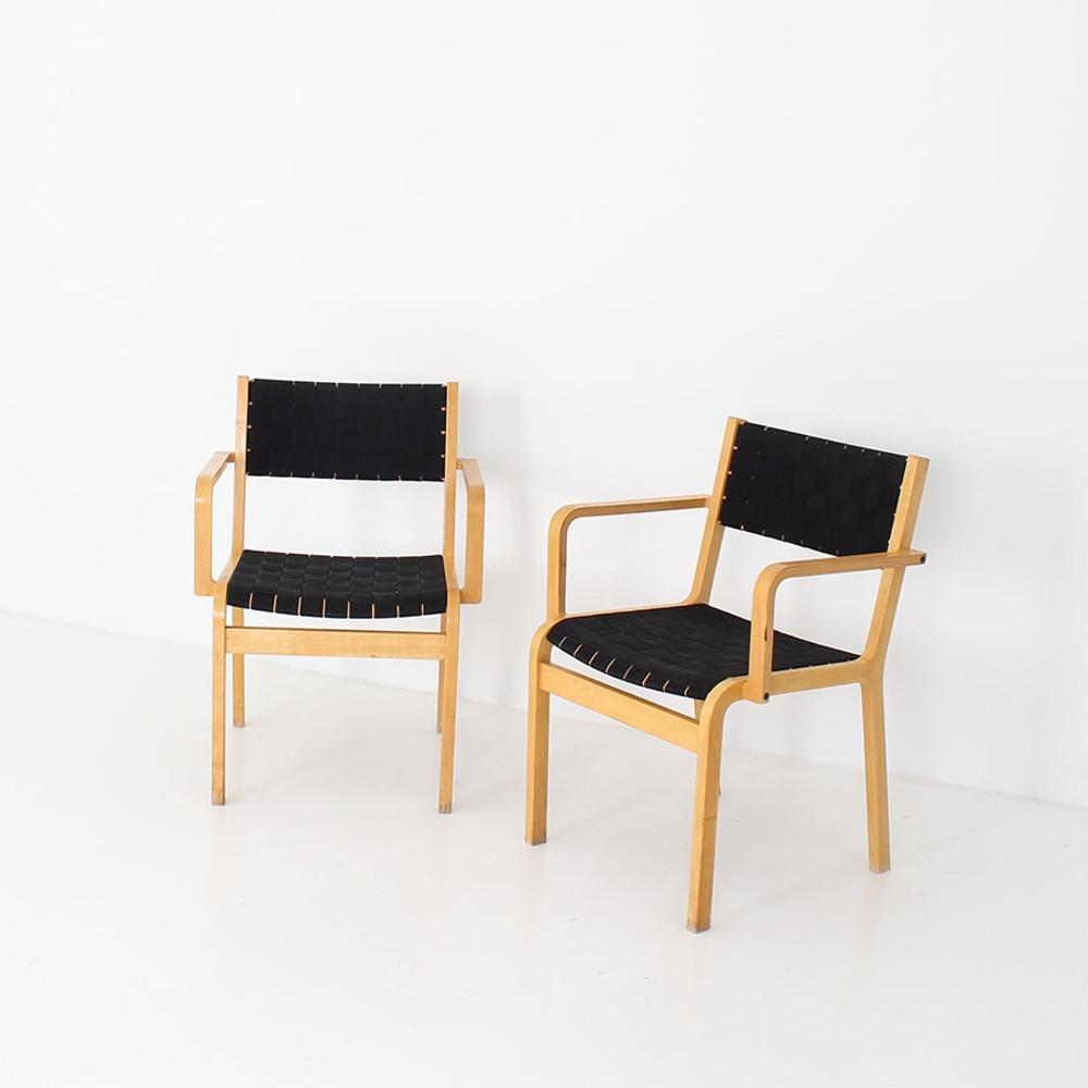 [중고] 덴마크 빈티지가구 Beechwood 위빙 암체어