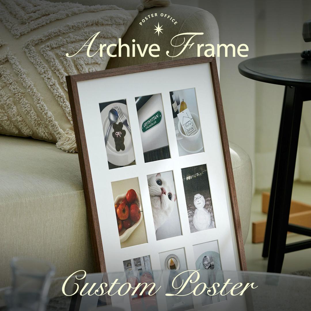 Custom Archive Frame (웨딩스냅, 성장앨범, 반려동물 사진으로 직접 만들기)