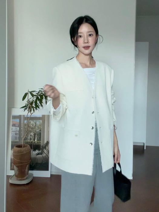 [단독] 프린지 노카라 트위드 자켓 NEW6SJ238_03