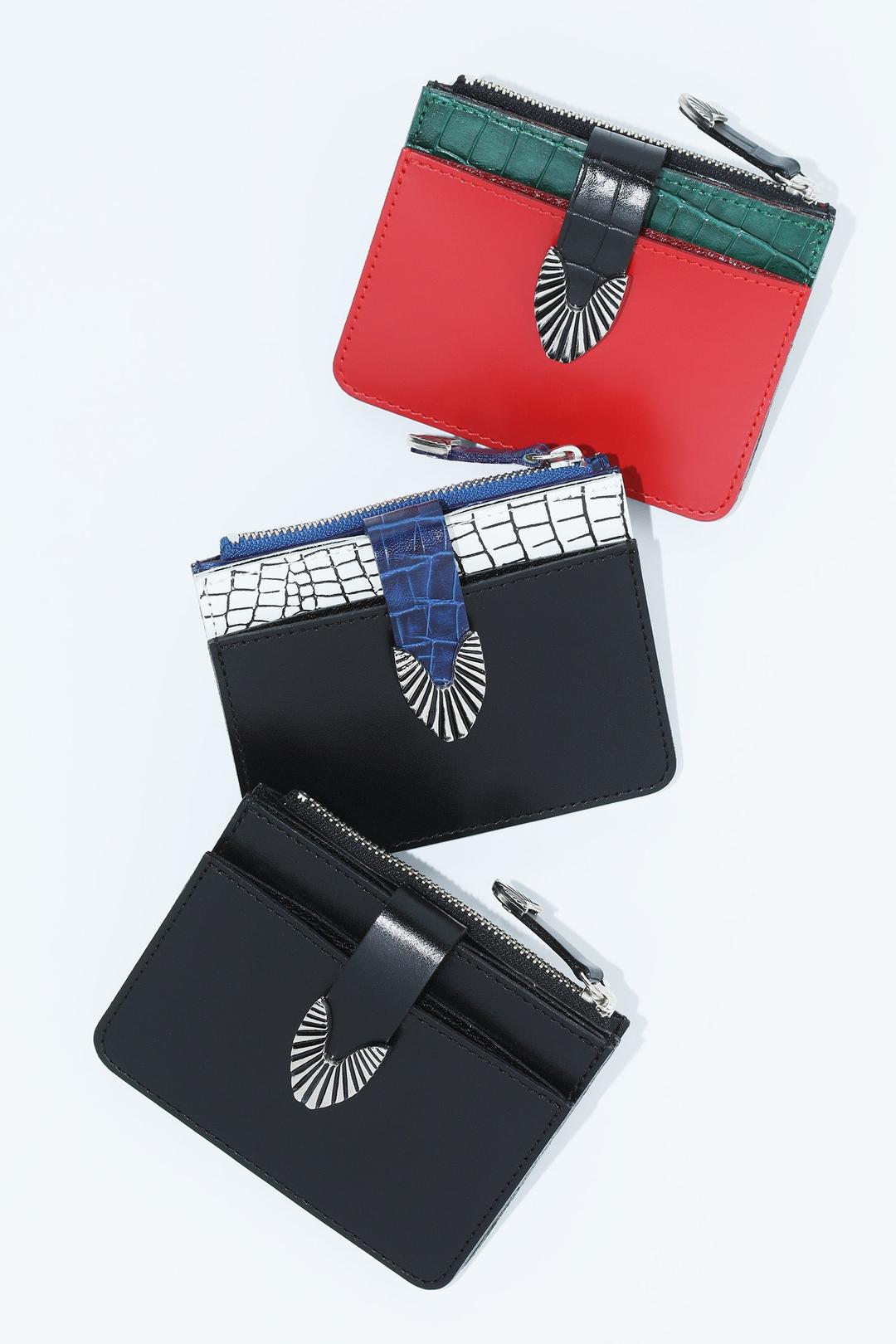 LEATHER WALLET - Red / ONE