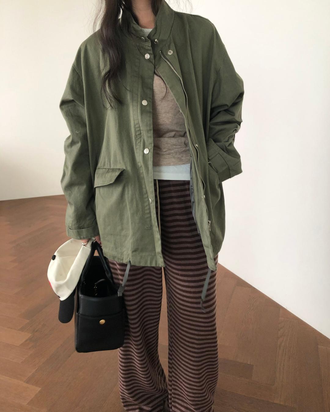 Loose fit half safari-2color