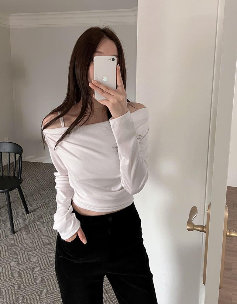 [무료배송]젠 드레이프 레이어드 T(3컬러)