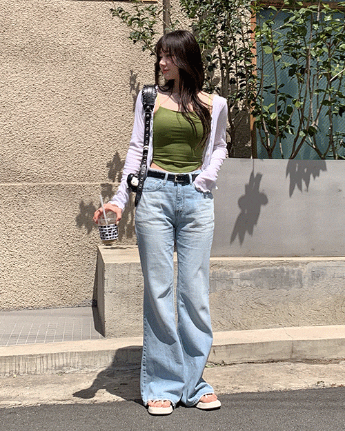 [강추] 썸머 라이트 루즈 세미 부츠컷 데님