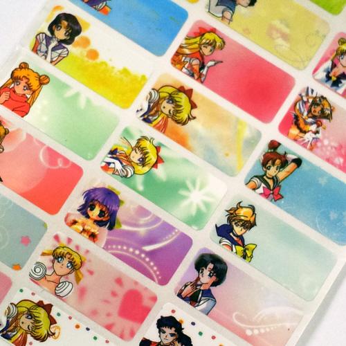 C084-중형 세일러문 (2.8x1.3cm) 90개