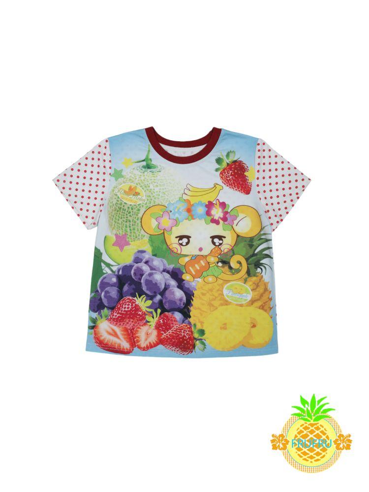 Cute cartoon monkey print short-sleeved T-shirt【s0000012867】
