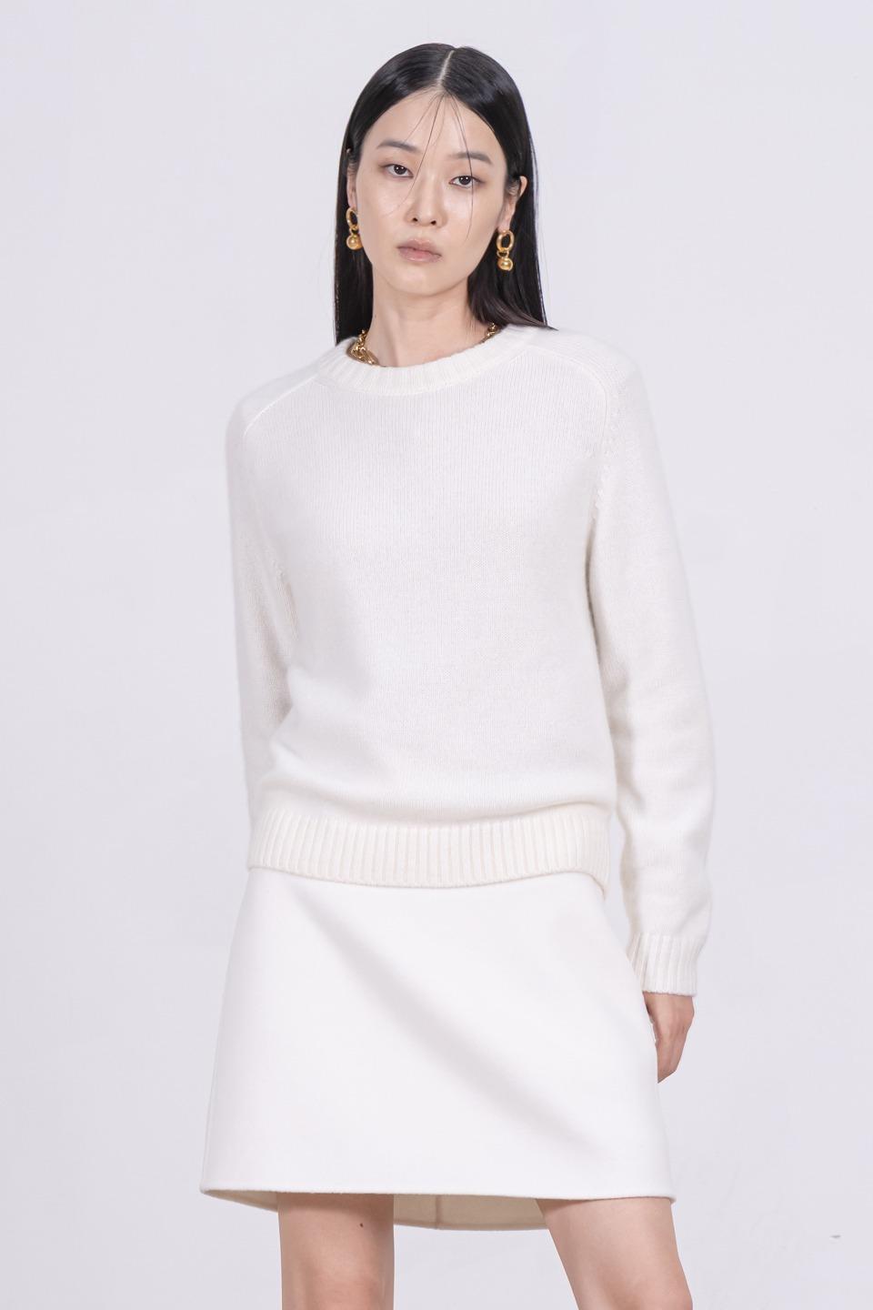 LoLo high-end cashmere crew neck - ivory