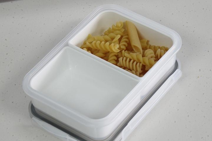 직장인 피크닉 런치박스 다이어트 밀프랩 샐러드 용기 도시락통 2칸 530ml