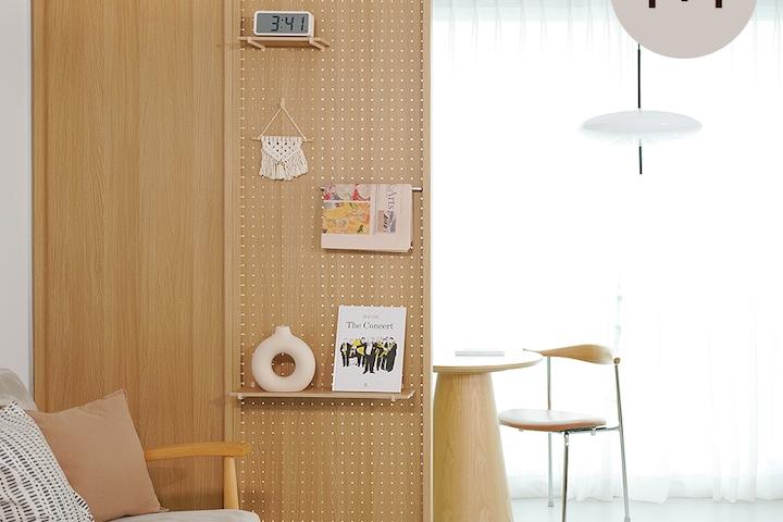 1+1 알뜰조합 타공 무타공 가벽파티션 공간분리 인테리어 가벽 파티션 / 후크4개증정