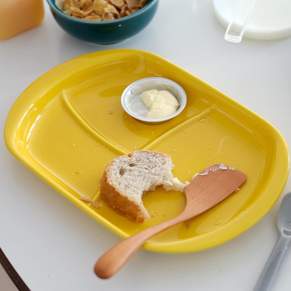 [마루히로 하사미] BARBAR Babies & Kids 시리즈 - 직사각 나눔 플레이트 (4color)