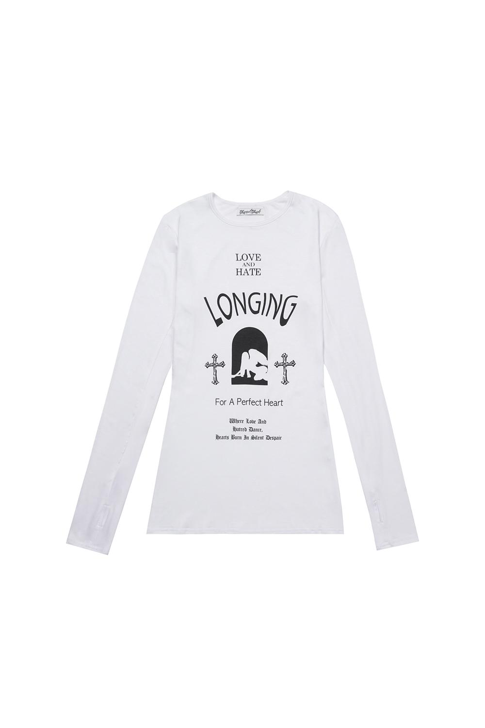 Conflicted dress tee (White)