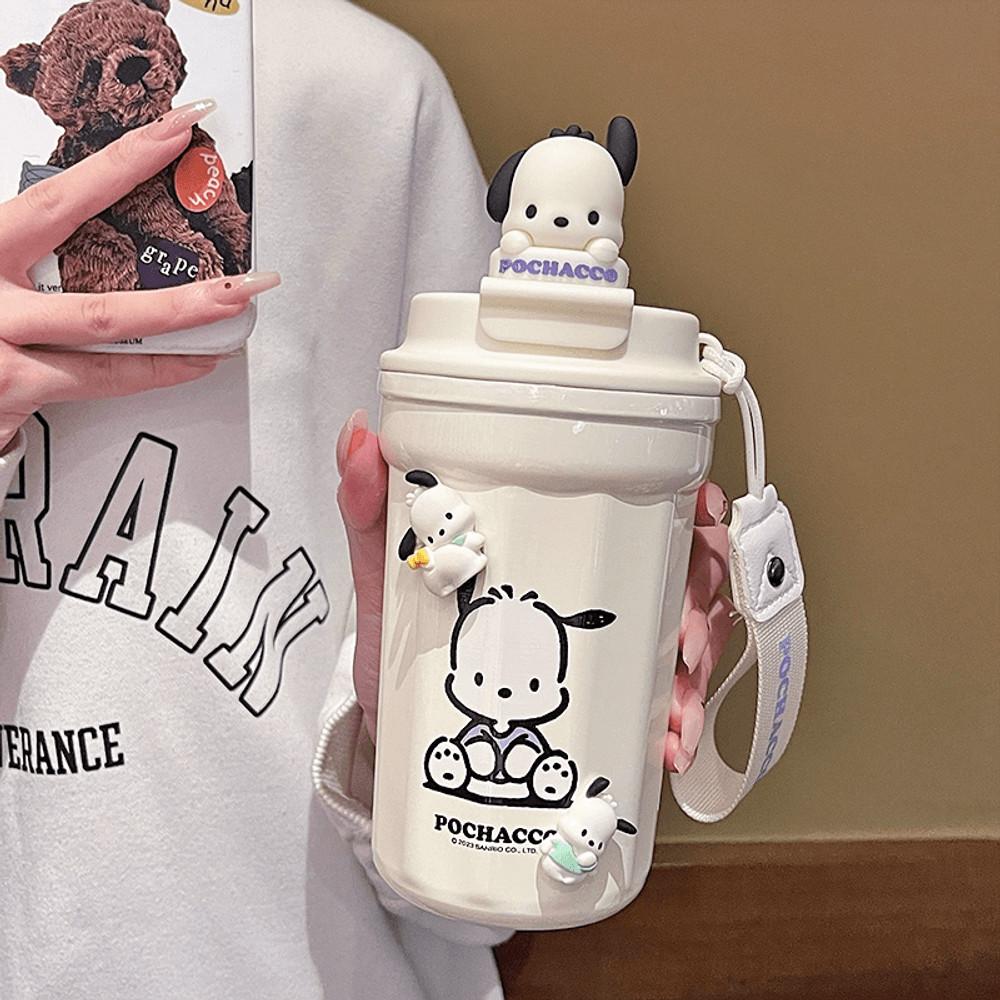 러블리 포차코 스텐 텀블러 보온 보냉병 물병 480ml