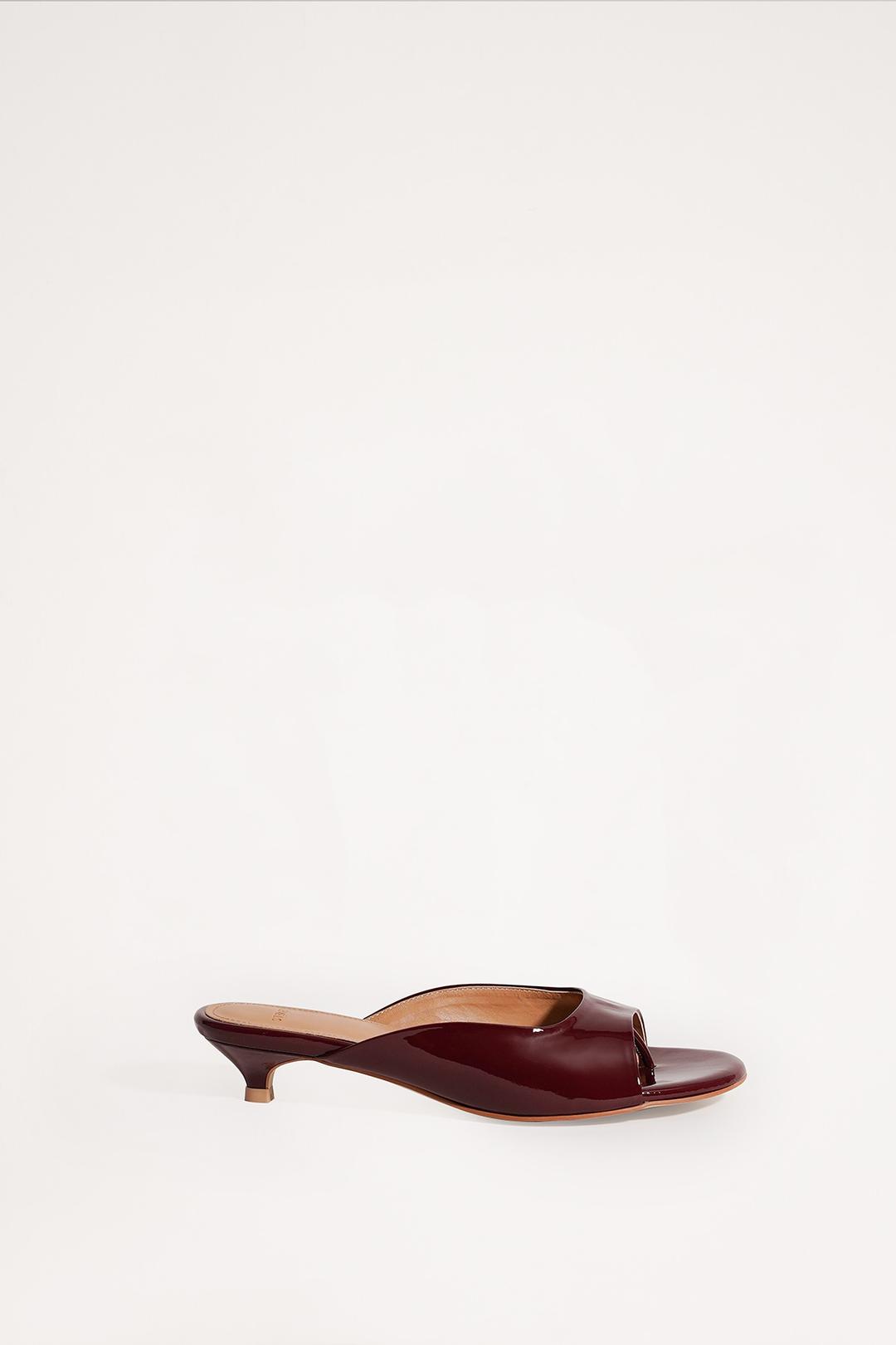JINA SANDAL DARK CHERRY
