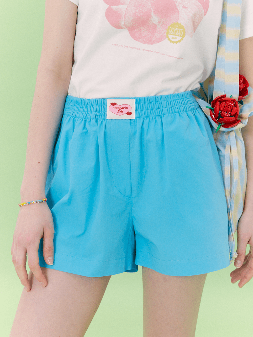 Love Punch Shorts, Blue