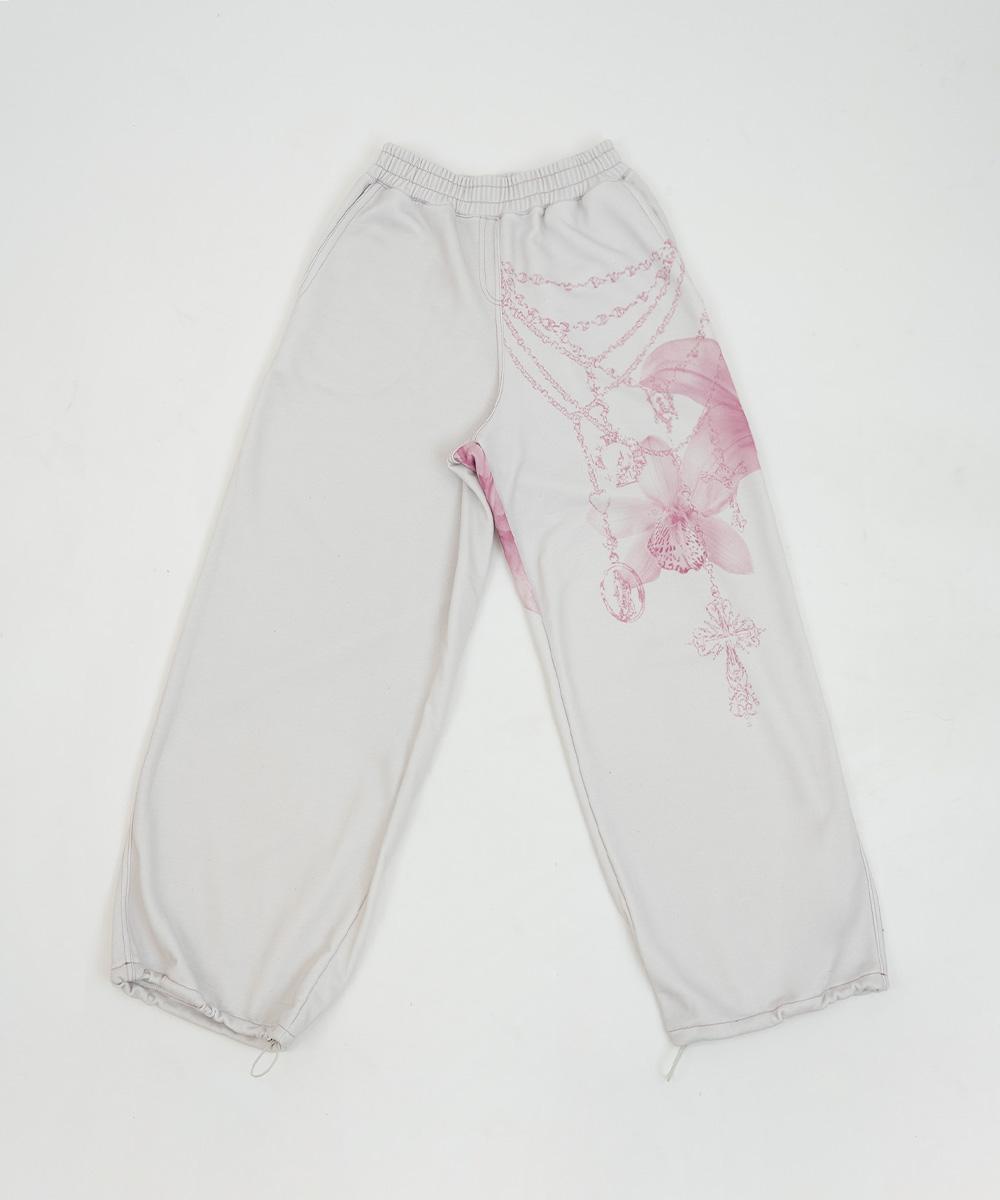 LILY JEWEL SWEAT PANTS [PINK]