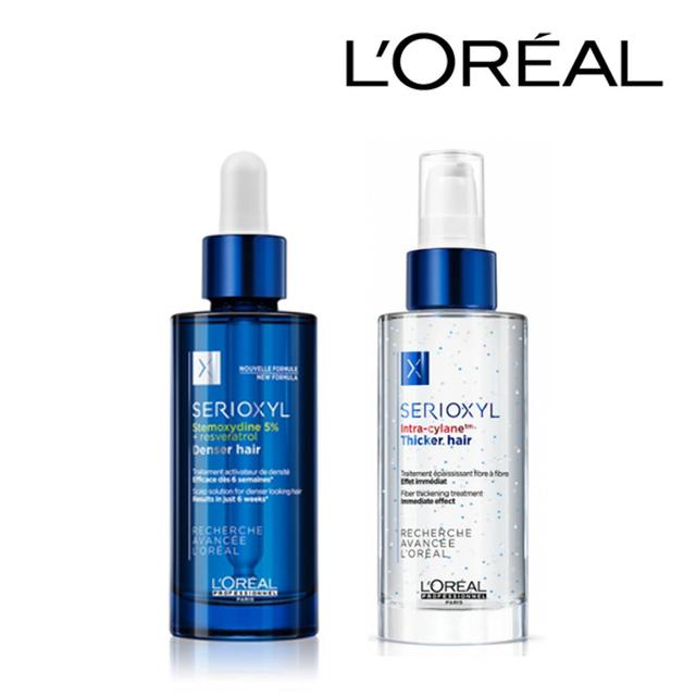 로레알 세리옥실 덴서 헤어 블루세럼 / 티커헤어 화이트 세럼 90ml (Loreal Serioxyl Hair Serum)