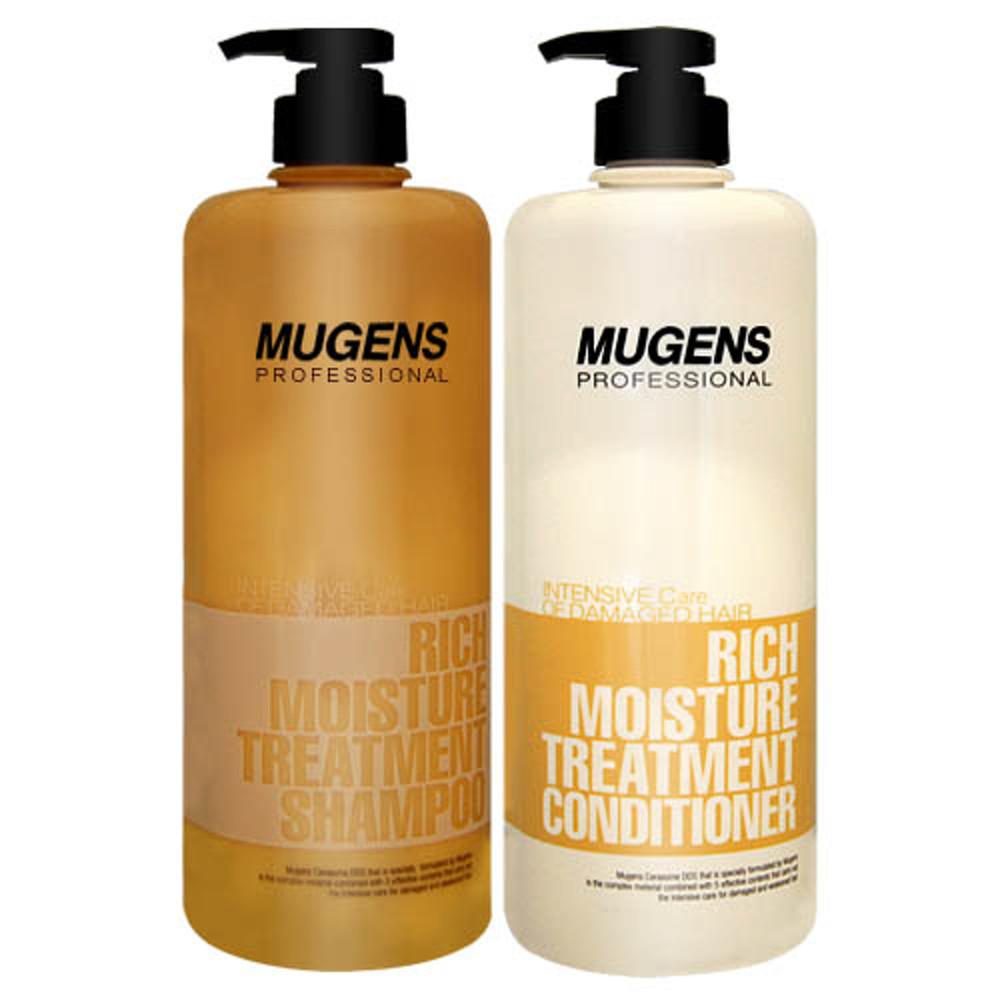 웰코스 뮤겐스 리치 모이스쳐 트리트먼트 산성샴푸 린스1000g