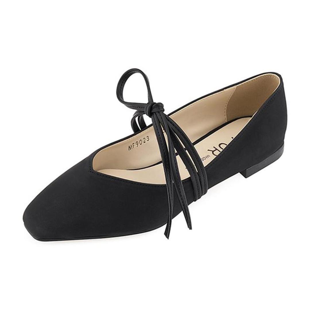 [스퍼]Tie up a Ribbon Flat -MF9023BK