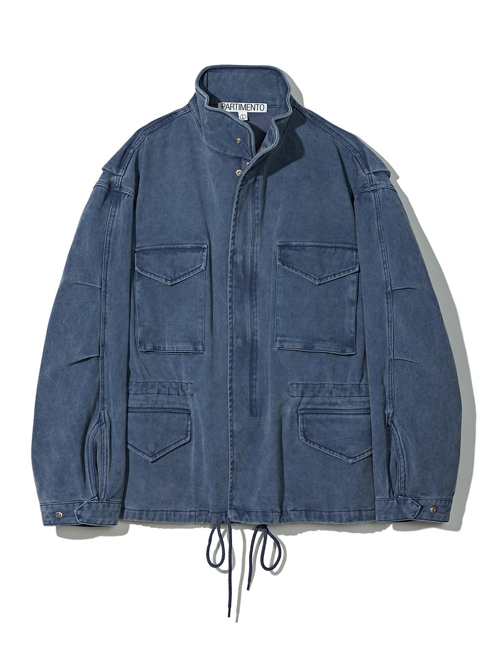 VTG Washed M-65 Field Jacket_Blue
